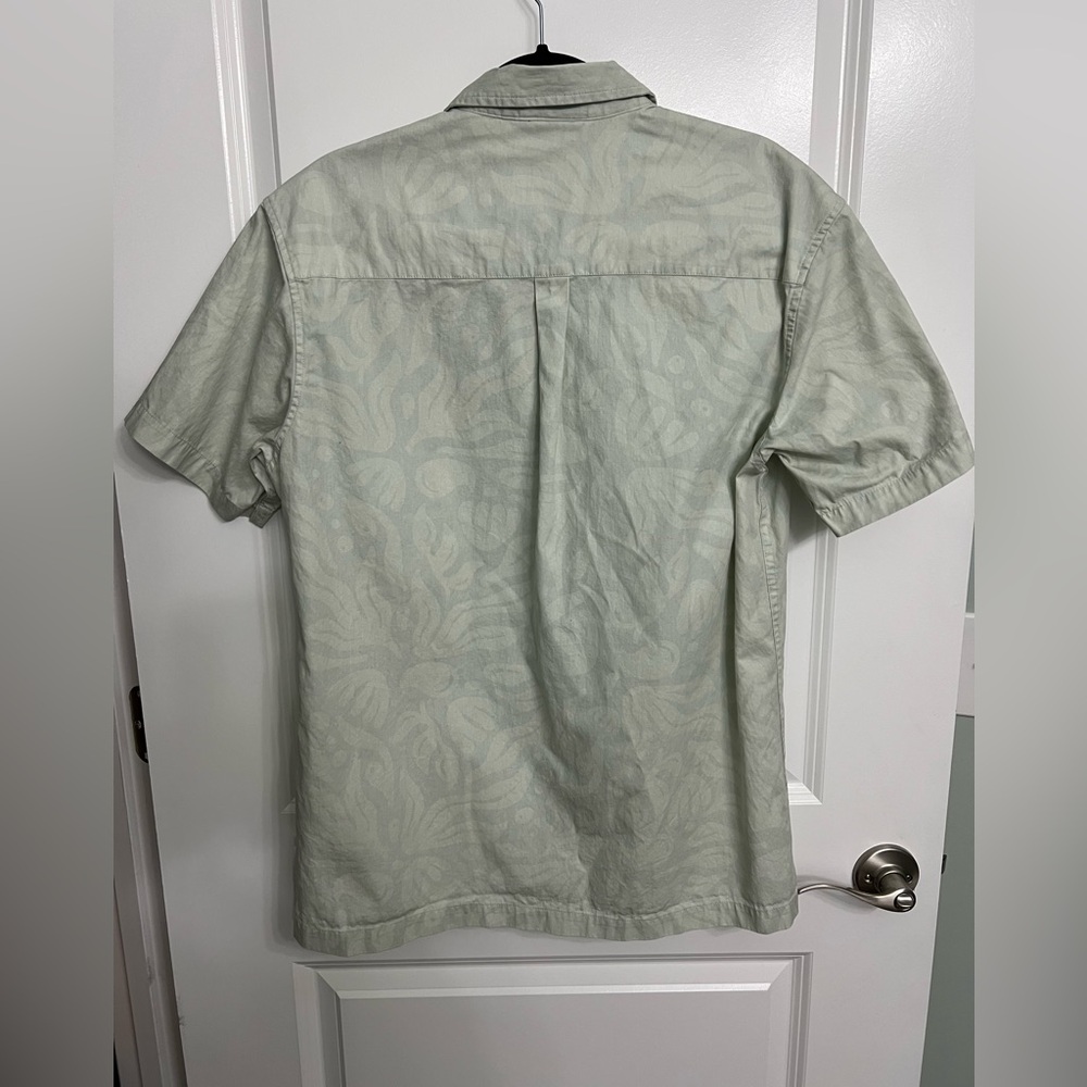 NWOT BEARDED GOAT Button Down. Light Green. LARGE - Picture 2 of 3